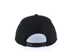 Load image into Gallery viewer, New York Yankees New Era MLB 9FORTY 940 Adjustable A-Frame Cap Hat Black Crown/Visor White/Red Logo With Dotted Flower Red UV