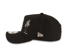 Load image into Gallery viewer, Los Angeles Dodgers New Era MLB 9FORTY 940 Adjustable A-Frame Cap Hat Black Crown/Visor White Logo With Palm Trees 40th Anniversary Stadium Side Patch