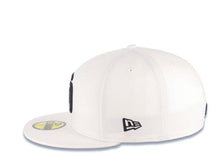 Load image into Gallery viewer, San Diego Padres New Era MLB 59FIFTY 5950 Fitted Cap Hat White Crown/Visor Black Logo Gray UV