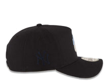 Load image into Gallery viewer, New York Yankees New Era MLB 9FORTY 940 Adjustable A-Frame Cap Hat Navy Blue Crown/Visor White/Sky Blue Drip Logo Sky Blue UV
