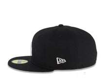 Load image into Gallery viewer, Los Angeles Dodgers New Era MLB 59FIFTY 5950 Fitted Cap Hat Black Crown/Visor White Logo Swinging Shohei Ohtani Side Patch (Gray UV)