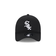Load image into Gallery viewer, Chicago White Sox New Era MLB 9FORTY 940 Adjustable A-Frame Mes/Trucker Cap Hat Black Crown/Visor White Logo
