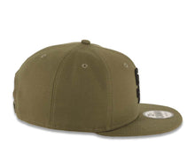 Load image into Gallery viewer, San Diego Padres New Era MLB 9FIFTY 950 Snapback Cap Hat Olive Green Crown/Visor Black Logo Black UV