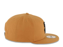 Load image into Gallery viewer, San Diego Padres New Era MLB 9FIFTY 950 Snapback Cap Hat Light Brown Crown/Visor Black Logo Black UV