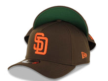Load image into Gallery viewer, San Diego Padres New Era MLB 9FORTY 940 Adjustable A-Frame Cap Hat Brown Crown/Visor Orange Logo Green UV