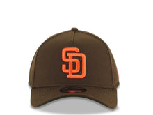 Load image into Gallery viewer, San Diego Padres New Era MLB 9FORTY 940 Adjustable A-Frame Cap Hat Brown Crown/Visor Orange Logo Green UV