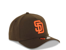 Load image into Gallery viewer, San Diego Padres New Era MLB 9FORTY 940 Adjustable A-Frame Cap Hat Brown Crown/Visor Orange Logo Green UV