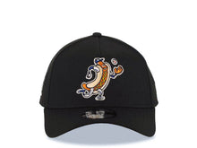 Load image into Gallery viewer, Los Angeles Dodgers New Era MLB 9FORTY 940 Adjustable A-Frame Cap Hat Black Crown/Visor Team Color Mascot Hot Dog Logo LA Side Patch Gray UV