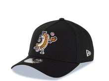 Load image into Gallery viewer, Los Angeles Dodgers New Era MLB 9FORTY 940 Adjustable A-Frame Cap Hat Black Crown/Visor Team Color Mascot Hot Dog Logo LA Side Patch Gray UV