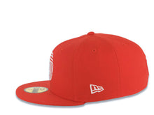 Load image into Gallery viewer, San Diego FC New Era MLS 59FIFTY 5950 Fitted Cap Hat Red Crown/Visor White Emblem Logo Gray UV