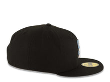 Load image into Gallery viewer, San Diego Padres New Era MLB 59FIFTY 5950 Fitted Cap Hat Black Crown/Visor Sky Blue/White Logo Sky Blue UV