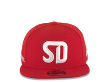 Load image into Gallery viewer, San Diego FC New Era MLS 9FIFTY 950 Snapback Cap Hat Red Crown/Visor White SD Logo