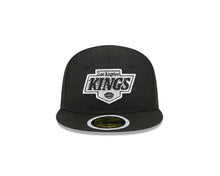 Load image into Gallery viewer, (Youth) Los Angeles Kings New Era NHL 59FIFTY 5950 Kid Fitted Cap Hat Black Crown/Visor Team Color Logo