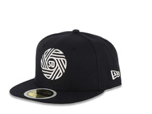 Load image into Gallery viewer, (Youth) San Diego FC New Era MLS 59FIFTY 5950 Kid Fitted Cap Hat Dark Navy Blue Crown/Visor White Club Logo Gray UV
