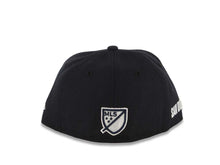 Load image into Gallery viewer, (Youth) San Diego FC New Era MLS 59FIFTY 5950 Kid Fitted Cap Hat Dark Navy Blue Crown/Visor White Club Logo Gray UV
