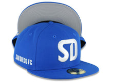 Load image into Gallery viewer, San Diego FC New Era MLS 59FIFTY 5950 Fitted Cap Hat Royal Blue Crown/Visor White Logo Gray UV