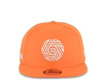 Load image into Gallery viewer, San Diego FC New Era MLS 9FIFTY 950 Snapback Cap Hat Orang Crown/Visor White Logo Gray UV