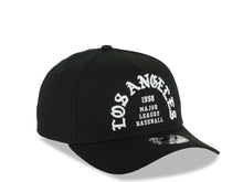 Load image into Gallery viewer, Los Angeles Dodgers New Era MLB 9FORTY 940 Adjustable A-Frame Cap Hat Black Crown/Visor White Script/Text Logo Gray UV