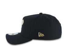 Load image into Gallery viewer, San Diego Padres New Era MLB 9FORTY 940 Adjustable A-Frame Hat Navy Blue Crown/Visor Glow White/Metallic Gold P Logo 40th Anniversary Side Patch Gray UV