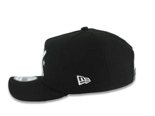 Load image into Gallery viewer, San Diego Padres New Era MLB 9FORTY 940 Adjustable A-Frame Cap Hat Black Crown/Visor White Bats Logo 40th Anniversary Side Patch Gray UV