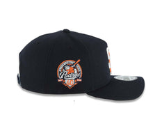 Load image into Gallery viewer, San Diego Padres New Era MLB 9FORTY 940 Adjustable A-Frame Cap Hat Navy Blue Crown/Visor White/Orange Logo 40th Anniversary Side Patch Gray UV