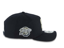 Load image into Gallery viewer, San Diego Padres New Era MLB 9FORTY 940 Adjustable A-Frame Cap Hat Navy Blue Crown/Visor Glow White/Metallic Gold Logo 1998 World Series Side Patch Gray UV