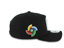 Load image into Gallery viewer, Mexico New Era WBC World Baseball Classic 9FORTY 940 Adjustable A-Frame Cap Hat Black Crown/Visor Black/White Logo Gray UV