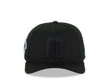 Load image into Gallery viewer, Mexico New Era WBC World Baseball Classic 9FORTY 940 Adjustable A-Frame Cap Hat Black Crown/Visor Black Logo Gray UV