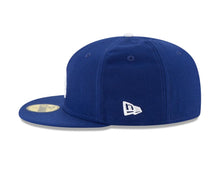 Load image into Gallery viewer, Los Angeles Dodgers New Era MLB 59FIFTY 5950 Fitted Cap Hat Royal Blue Crown/Visor White Logo 2024-2025 Back To Back World Series Champions Side Patch Black UV