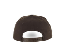 Load image into Gallery viewer, San Diego Padres New Era MLB Adjustable A-Frame Cap Hat Brown Crown/Visor White Logo Brown South Bay Script/Text South Bay Pier Side Patch