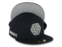 Load image into Gallery viewer, San Diego FC MLS New Era 59FIFTY 5950 Fitted Cap Hat Nsvy Blue Crown/Visor Metallic Silver Logo Gray UV