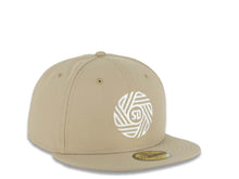 Load image into Gallery viewer, San Diego FC New Era MLS 59FIFTY 5950 Fitted Cap Hat Khaki Crown/Visor White Logo Gray UV