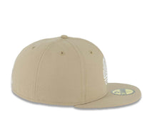 Load image into Gallery viewer, San Diego FC New Era MLS 59FIFTY 5950 Fitted Cap Hat Khaki Crown/Visor White Logo Gray UV