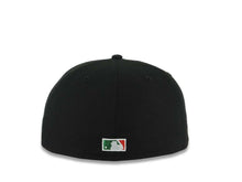 Load image into Gallery viewer, San Diego Padres New Era MLB 59FIFTY 5950 Fitted Cap Hat Black Crown/Visor Green/White/Red Logo Eagle Side Patch Gray UV