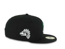 Load image into Gallery viewer, San Diego Padres New Era MLB 59FIFTY 5950 Fitted Cap Hat Black Crown/Visor Green/White/Red Logo Eagle Side Patch Gray UV