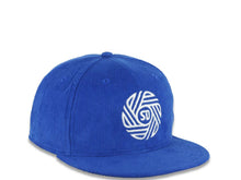 Load image into Gallery viewer, (Corduroy) San Diego FC New Era MLS 9FIFTY 950 Snapback Cap Hat Royal Blue Crown/Visor White Logo Gray UV