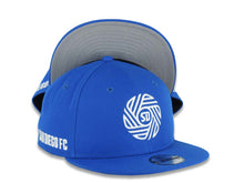 Load image into Gallery viewer, (Youth) San Diego FC New Era MLS 9FIFTY 950 Kid Snapback Cap Hat Royal Blue Crown/Visor White Logo Gray UV