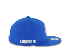 Load image into Gallery viewer, (Youth) San Diego FC New Era MLS 9FIFTY 950 Kid Snapback Cap Hat Royal Blue Crown/Visor White Logo Gray UV