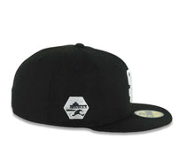 Load image into Gallery viewer, San Diego Padres New Era MLB 59FIFTY 5950 Fitted Cap Hat Black Crown/Visor White Logo South Bay Pier Side Patch Gray UV