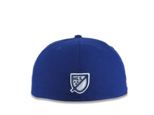 Load image into Gallery viewer, San Diego FC New Era MLS 59FIFTY 5950 Fitted Cap Hat Royal Blue Crown/Visor White Logo Gray UV