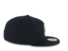 Load image into Gallery viewer, San Diego Padres New Era MLB 59FIFTY 5950 Fitted Cap Hat Dark Navy Blue Crown/Visor Orange/Light Orange/Royal Blue Logo