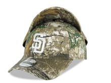 Load image into Gallery viewer, San Diego Padres New Era MLB 9TWENTY 920 Adjustable Cap Hat Real Tree Edge Camo Crown/Visor White Logo