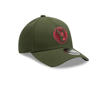 Load image into Gallery viewer, Xolos de Tijuana New Era Liga MX 9FORTY 940 Adjustable M-crown Cap Hat Black Crown/Visor Maroon/Olive Logo Gray UV