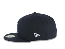 Load image into Gallery viewer, San Diego Padres New Era MLB 59FIFTY 5950 Fitted Cap Hat Navy Blue Crown/Visor Navy Blue/White Logo 10 Years Petcopark Side Patch Gray UV