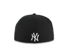 Load image into Gallery viewer, New York Yankees New Era MLB 59FIFTY 5950 Fitted Cap Hat Black Crown/Visor White/Pink Logo With Rose 1998 World Series Side Patch