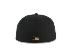 Load image into Gallery viewer, Los Angeles Dodgers New Era MLB 59FIFTY 5950 Fitted Cap Hat Black Crown/Visor Metallic Gold Logo 2025 World Series Champions Gray UV