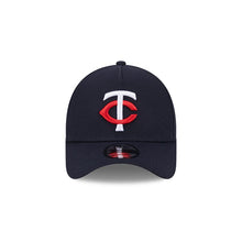 Load image into Gallery viewer, Minnesota Twins New Era MLB 9FORTY 940 Adjustable A-Frame Cap Hat Navy Blue Crown/Visor Team Color Logo Gray UV