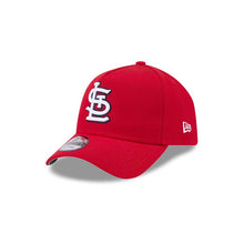 Load image into Gallery viewer, St. Louis Cardinals New Era MLB 9FORTY 940 Adjustable A-Frame Cap Hat Red Crown/Visor Team Color Logo Gray UV