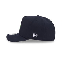 Load image into Gallery viewer, New York Yankees New Era MLB 9FORTY 940 Snapback A-Frame Cap Hat Navy Blue Crown/Visor Green Logo Liberty Cartoon