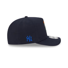 Load image into Gallery viewer, New York Yankees New Era MLB 9FORTY 940 Snapback A-Frame Cap Hat Navy Blue Crown/Visor Green Logo Liberty Cartoon